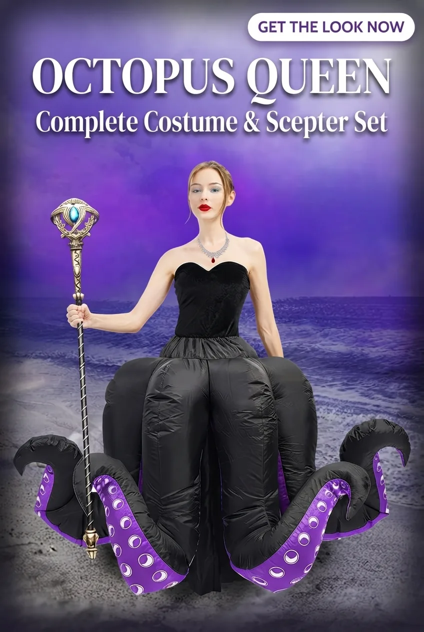 Inflatable octopus costume