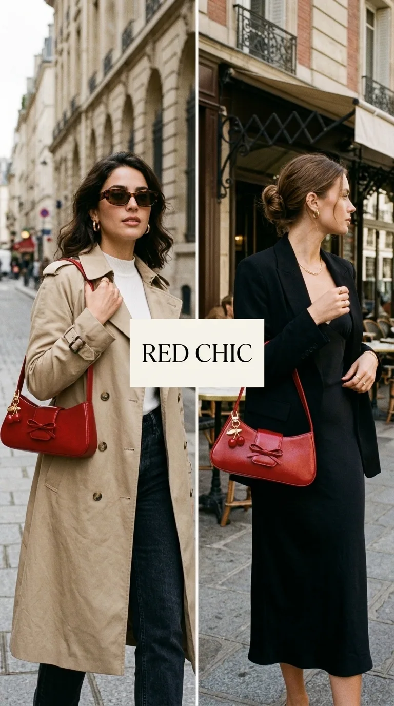 Cherry keychain shoulder bag