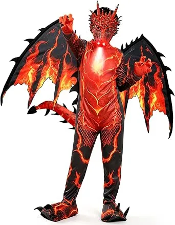 Kids' light-up dragon costume