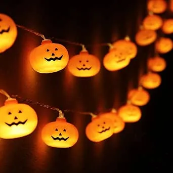 Pumpkin string lights